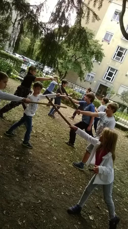 Csapatos vívó gyakorlatok